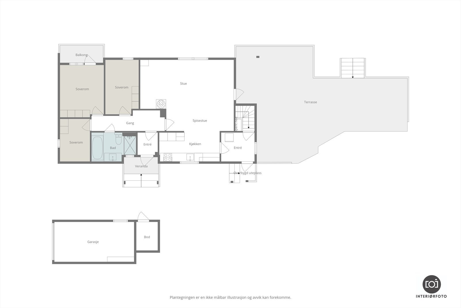 Plantegning Galleribilde