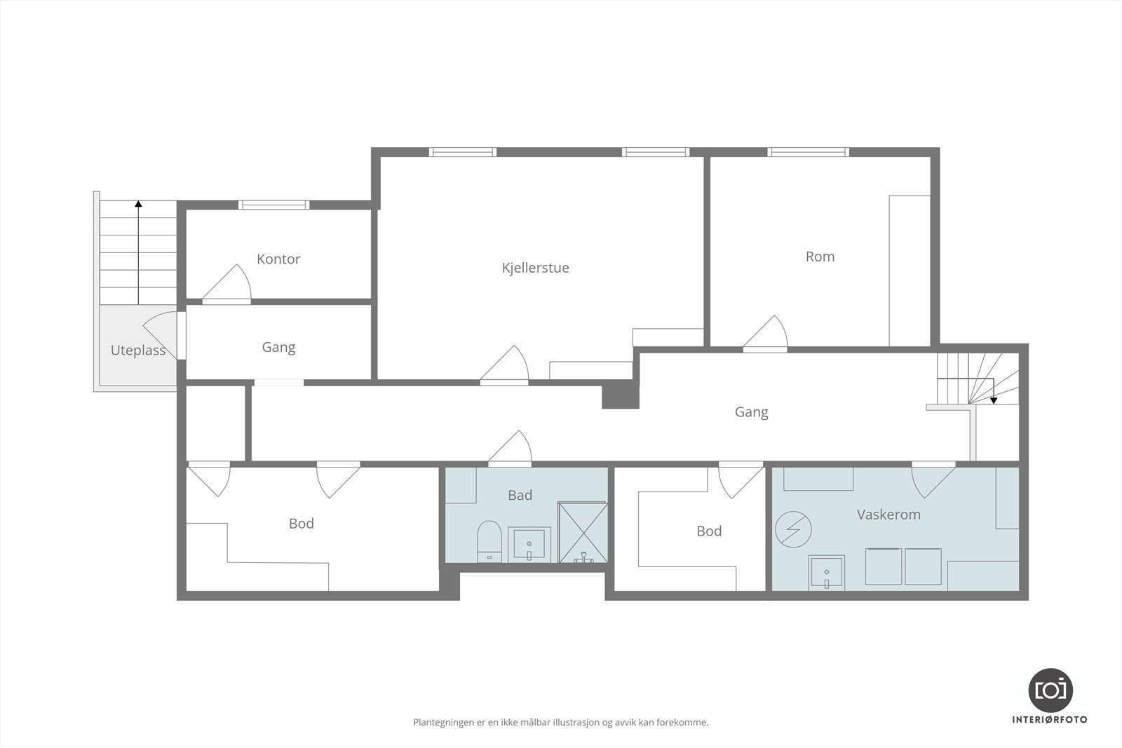 Plantegning Galleribilde
