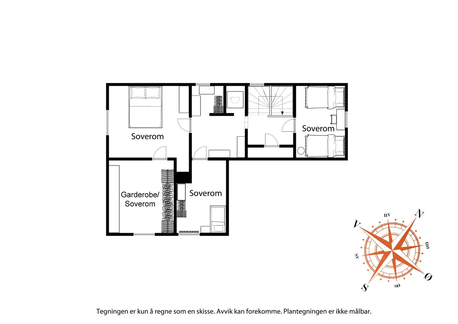 Plantegning 2.etg. Galleribilde