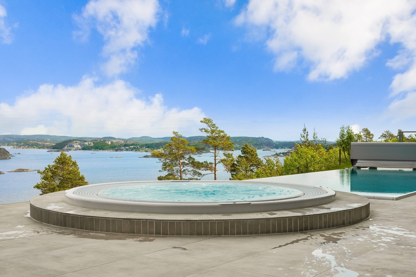 Utendørs spa Galleribilde