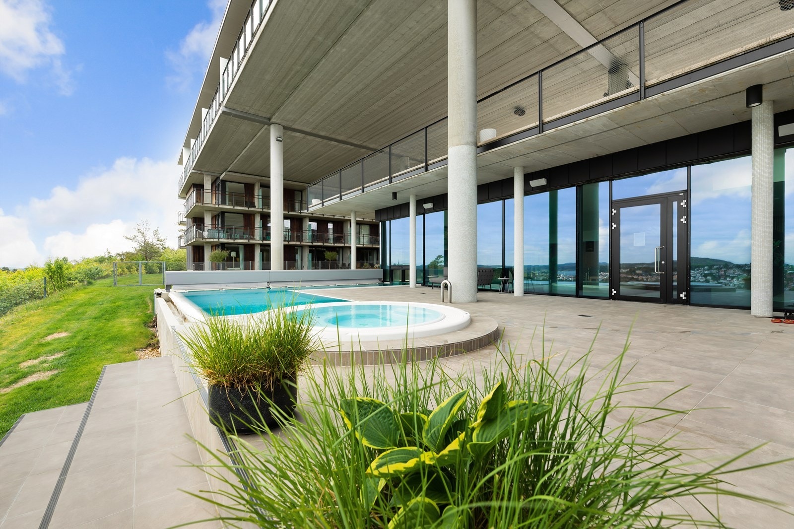 Utendørs spa Galleribilde