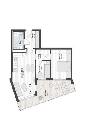 Plantegning. Galleribilde