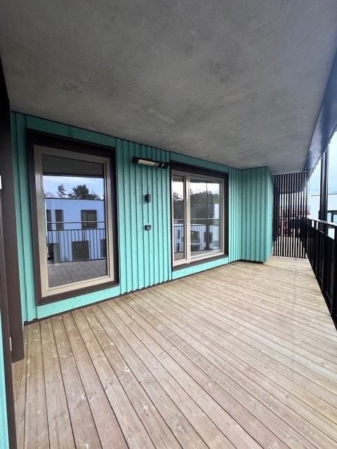 Stor overbygd balkong. Galleribilde