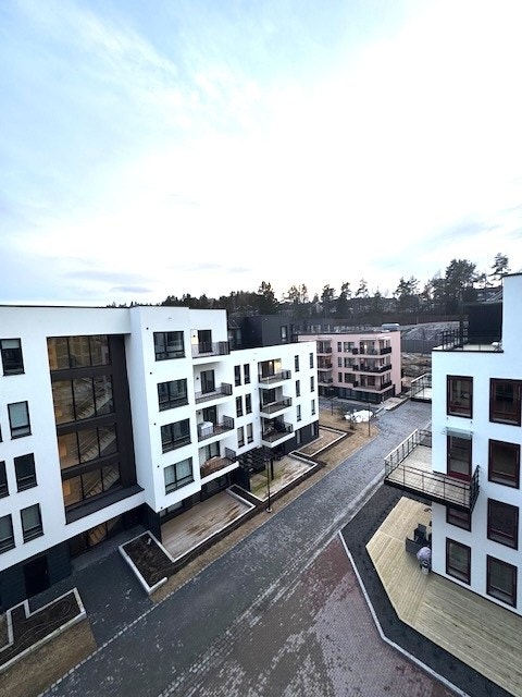 Utsikt fra balkong. Galleribilde