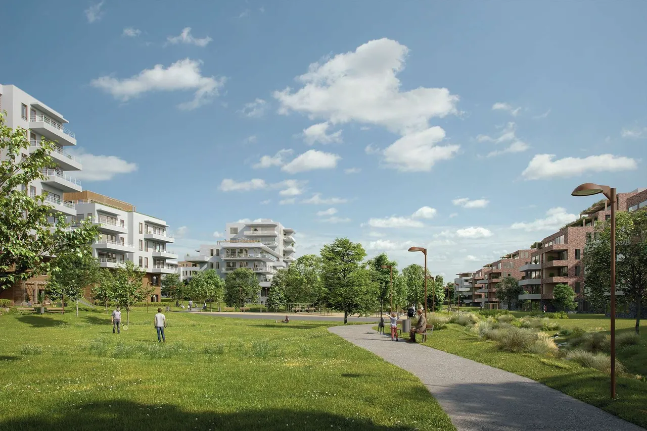 Byparken som ligger rett utenfor. Galleribilde