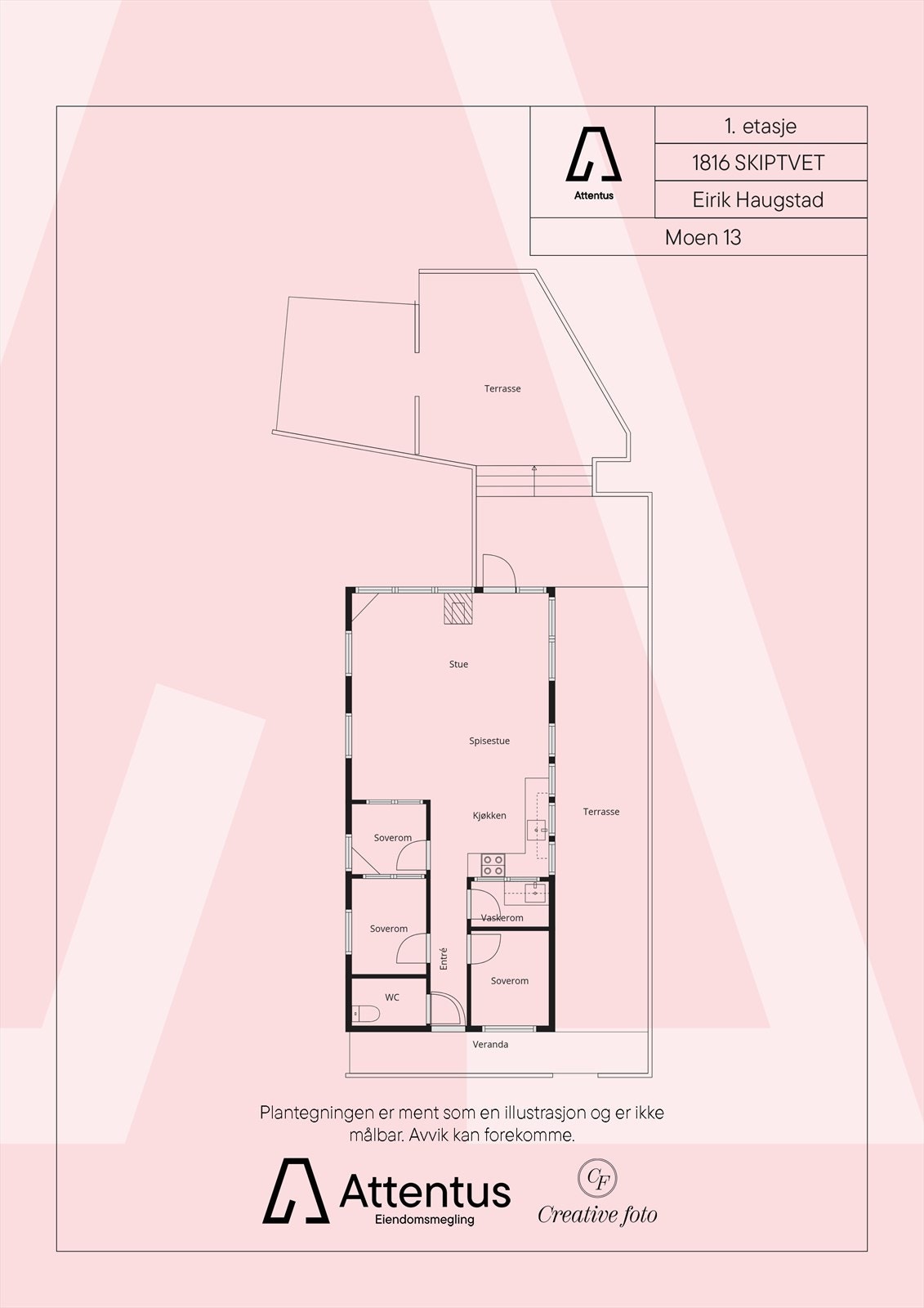 Plantegning Galleribilde