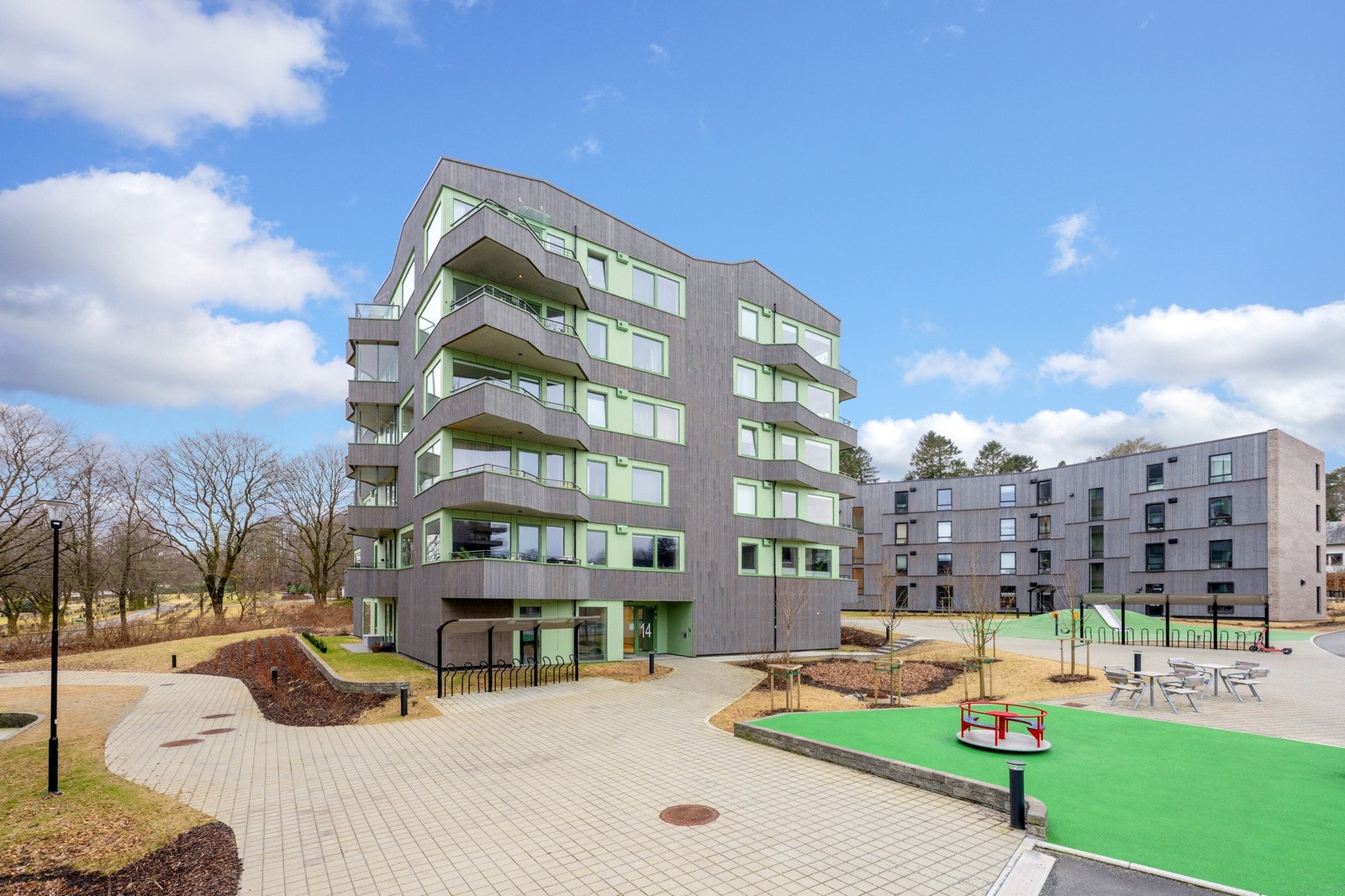 Rådhusmarka er et utenom det vanlige borettslag med moderne løsninger for et godt felleskap Galleribilde