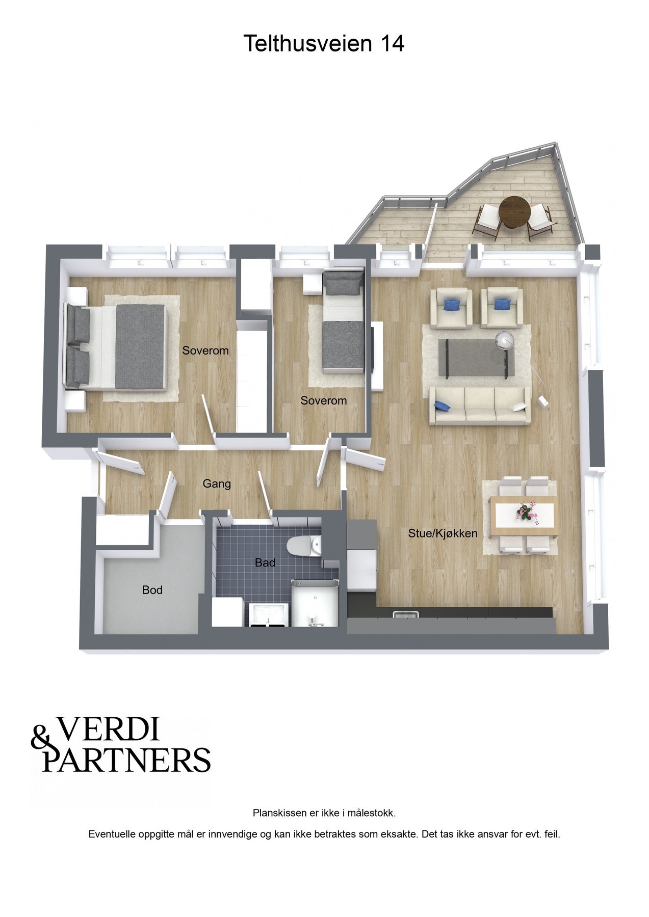 Plantegning Galleribilde