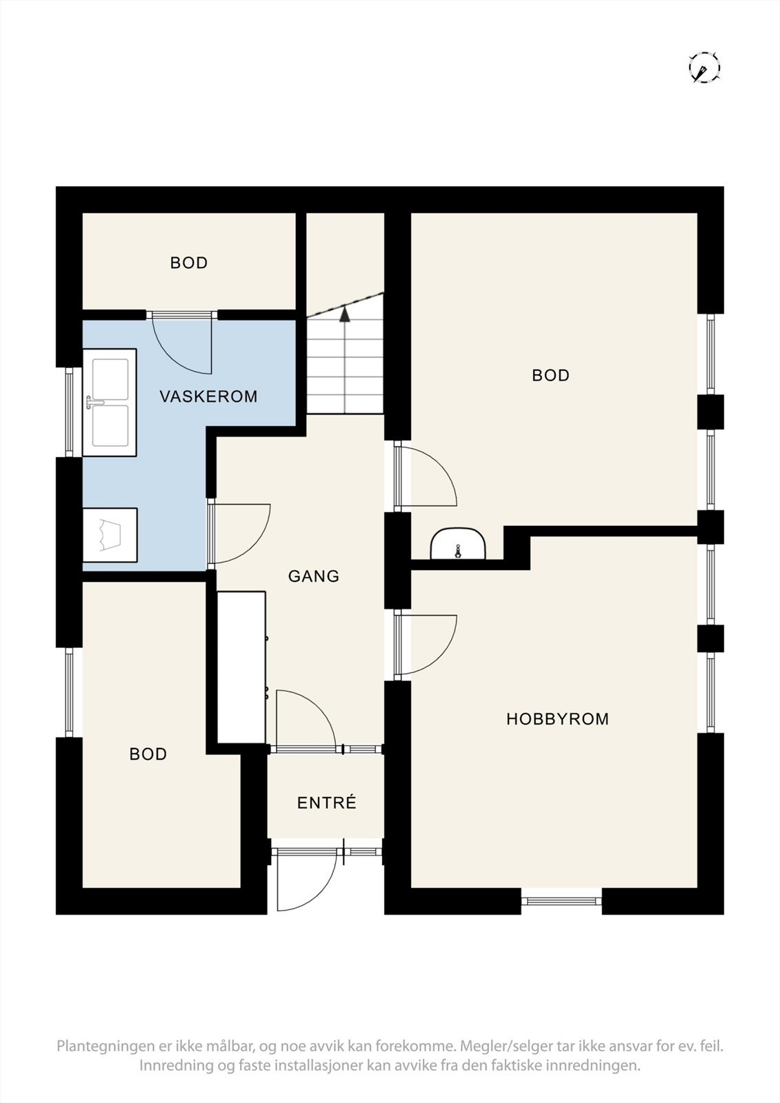 Plantegninger sokkeletasje Galleribilde