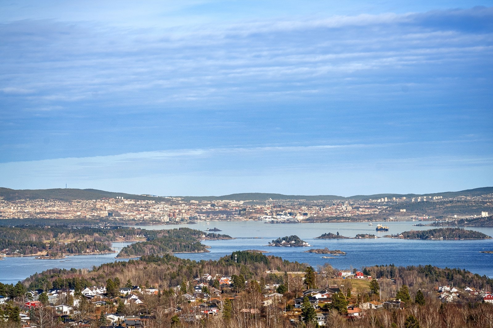 Du kan se helt inn til Oslo by og Holmenkollen. Galleribilde