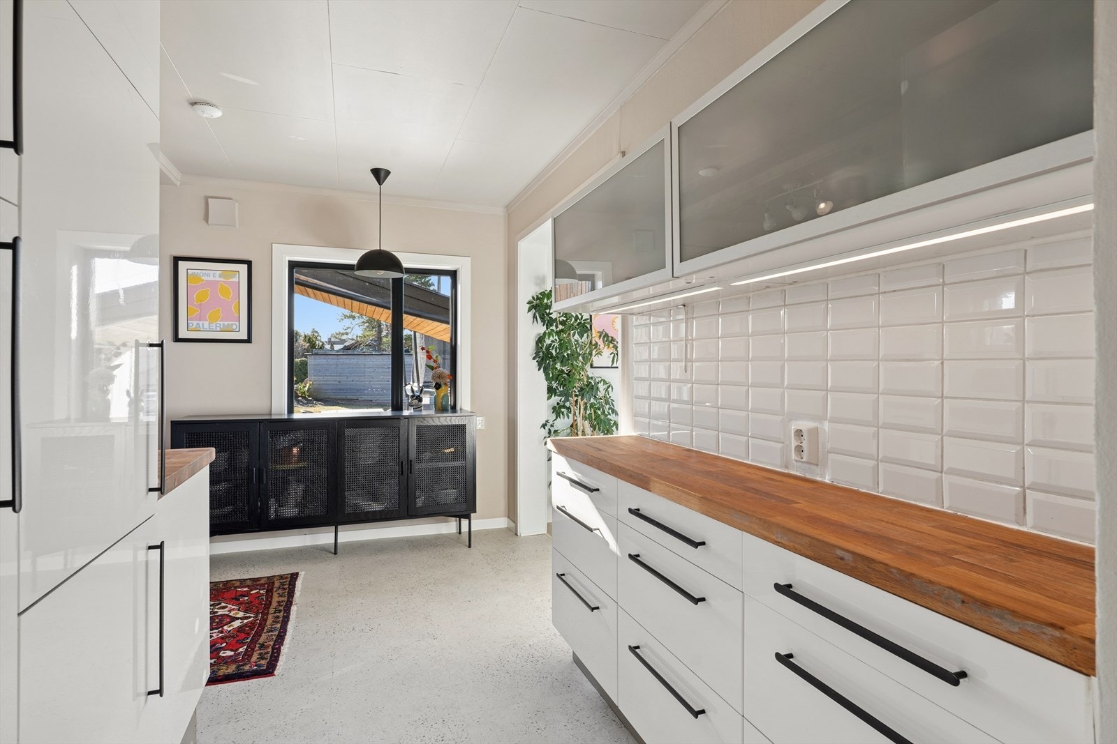 Alt i alt et svært funksjonelt og godt kjøkken. Galleribilde