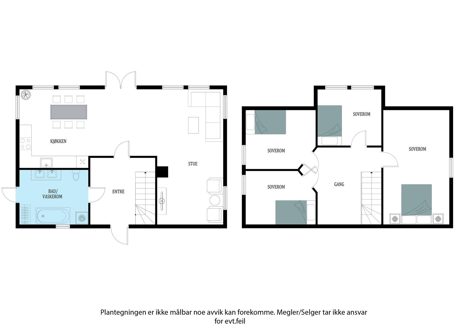 Plantegning - Ikke målbar Galleribilde