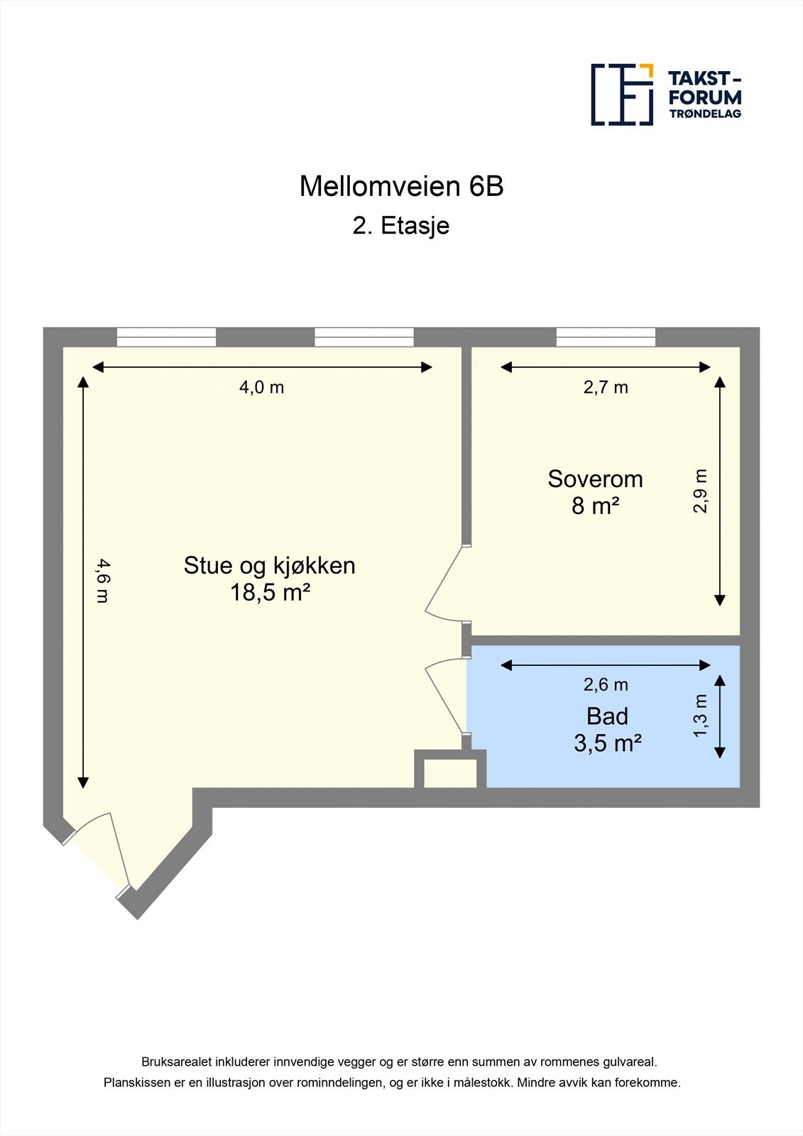 Planskisse. Velkommen på visning! Galleribilde