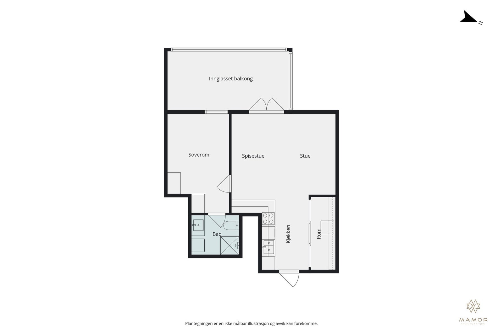 Plantegning Galleribilde