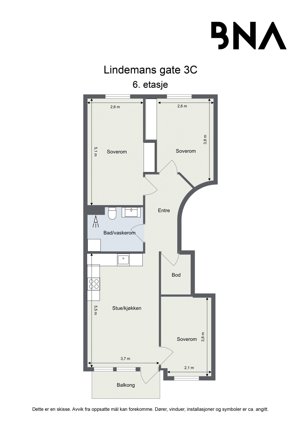 Plantegning Galleribilde