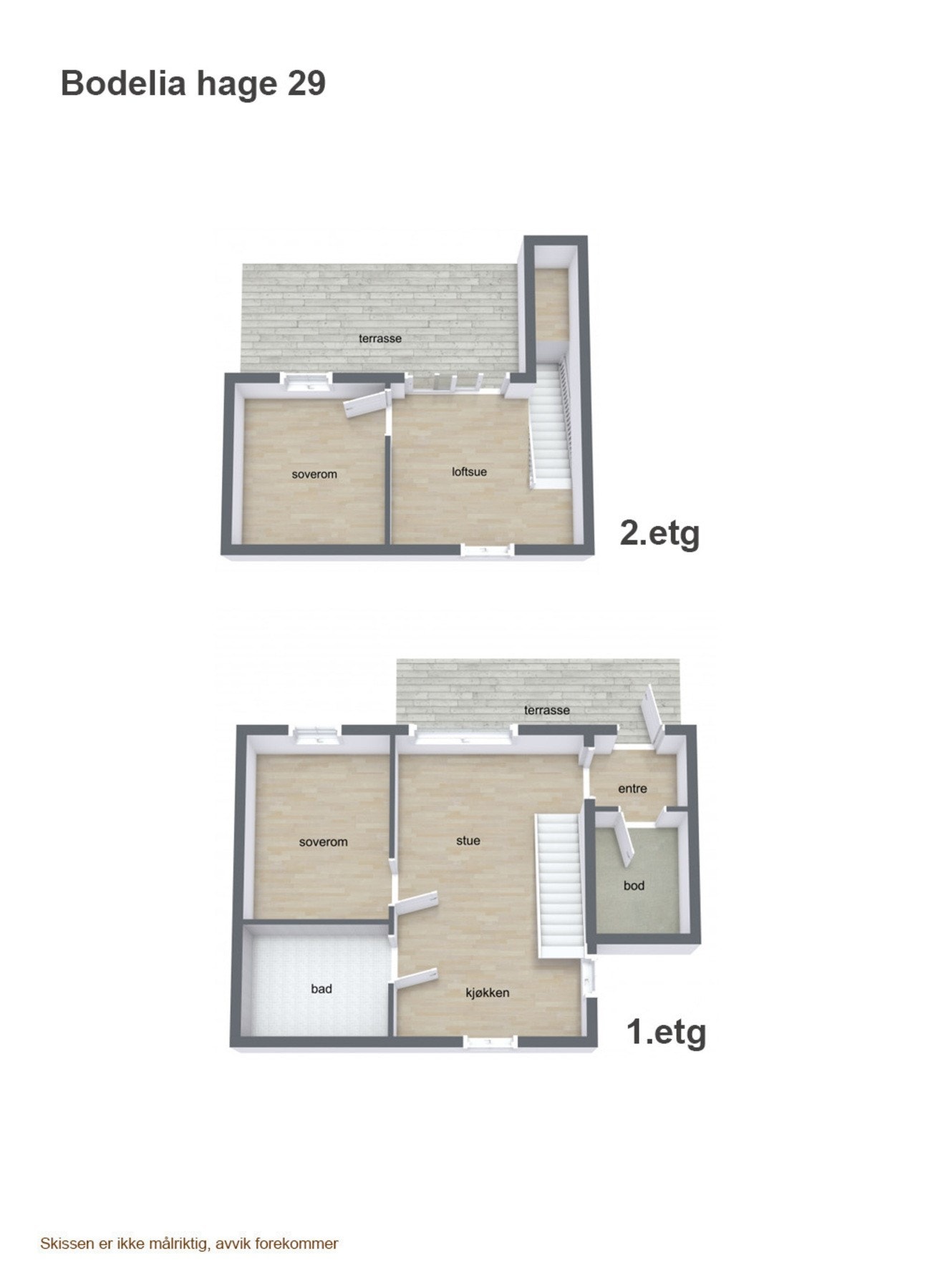 Plantegning av eiendommen. Galleribilde