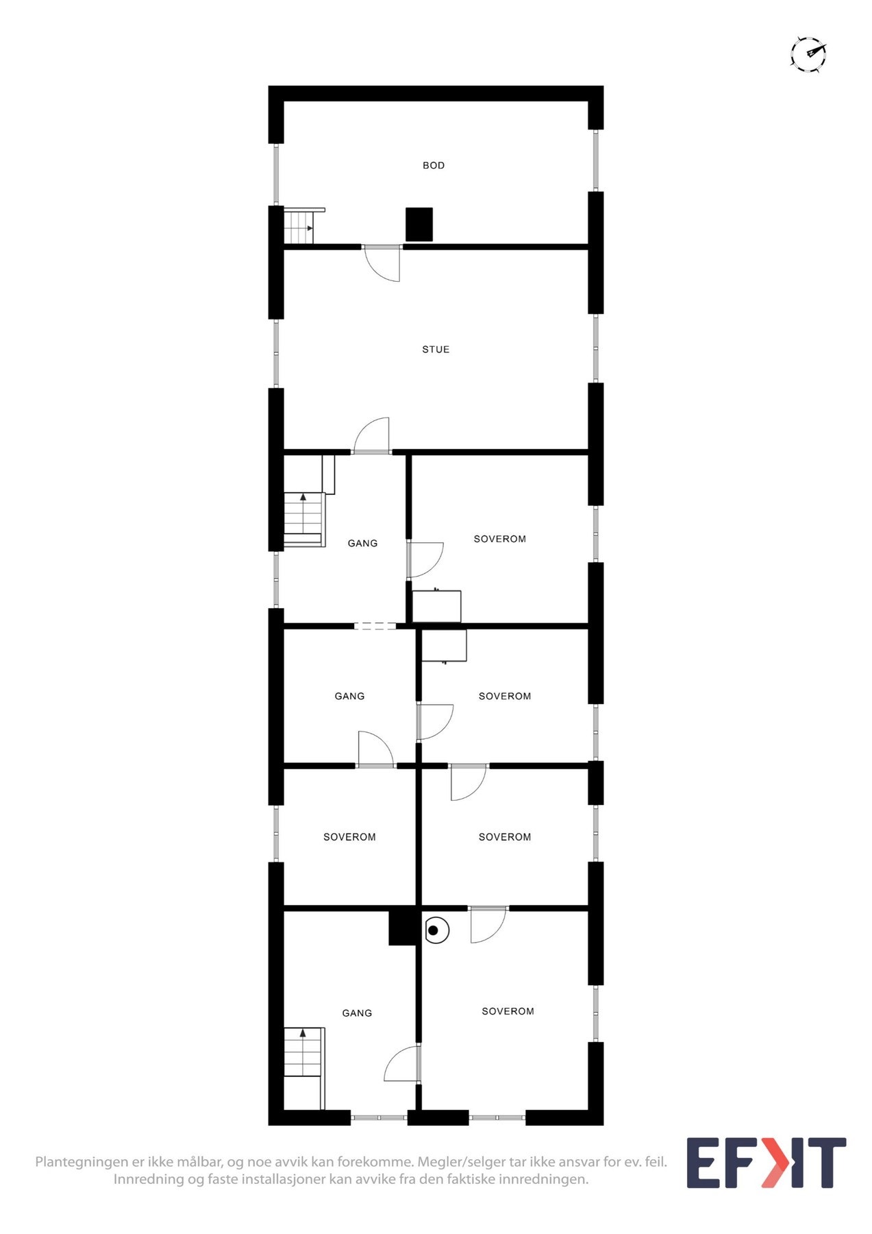 Planskisse 2. etasje Galleribilde