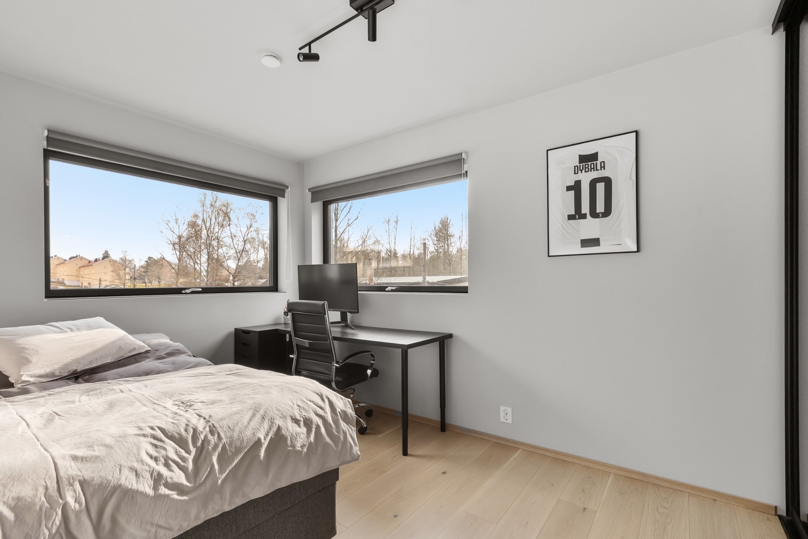 De øvrige rommene har gode størrelser og passer perfekt som barnerom eller gjesterom. Galleribilde