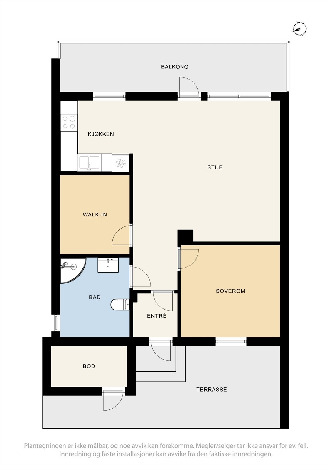 Plantegning Galleribilde