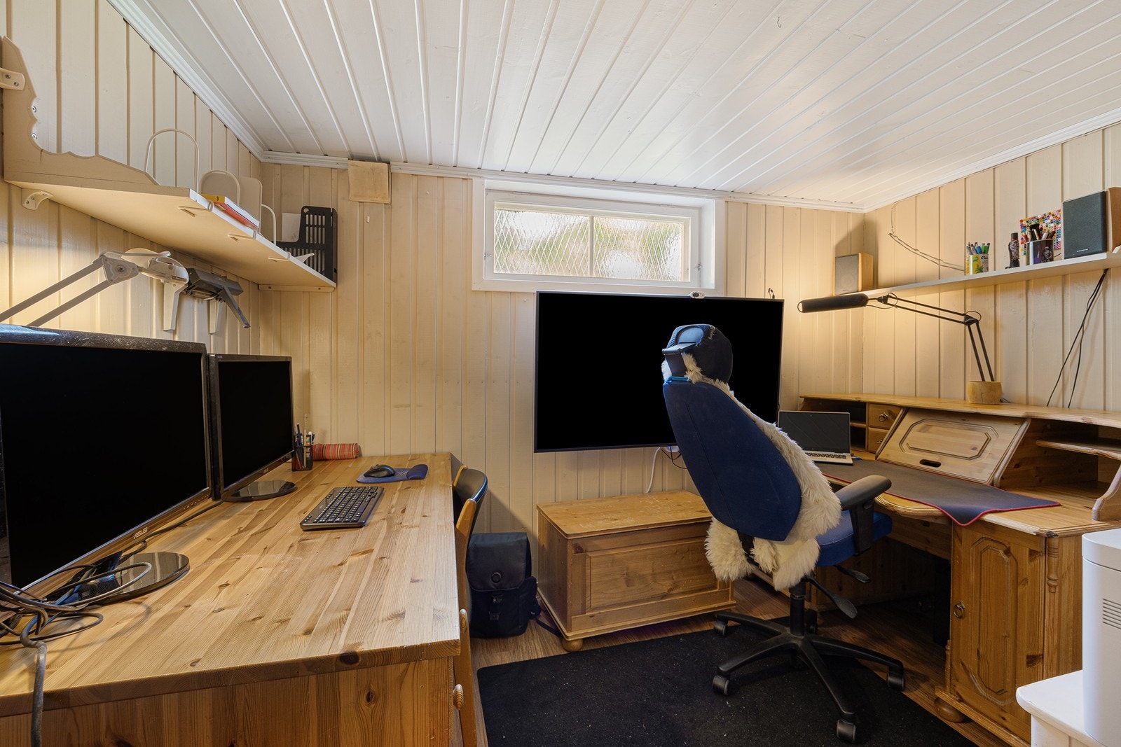 Her er mulighetene mange - som for eksempelt en hjemmekontorløsning, eller til gaming for familiens yngre garde. Galleribilde