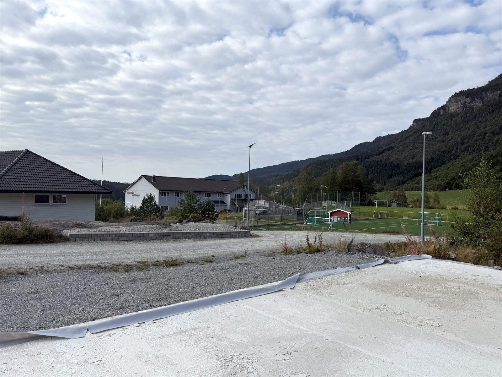 Utsikt fra bakkeplan Galleribilde