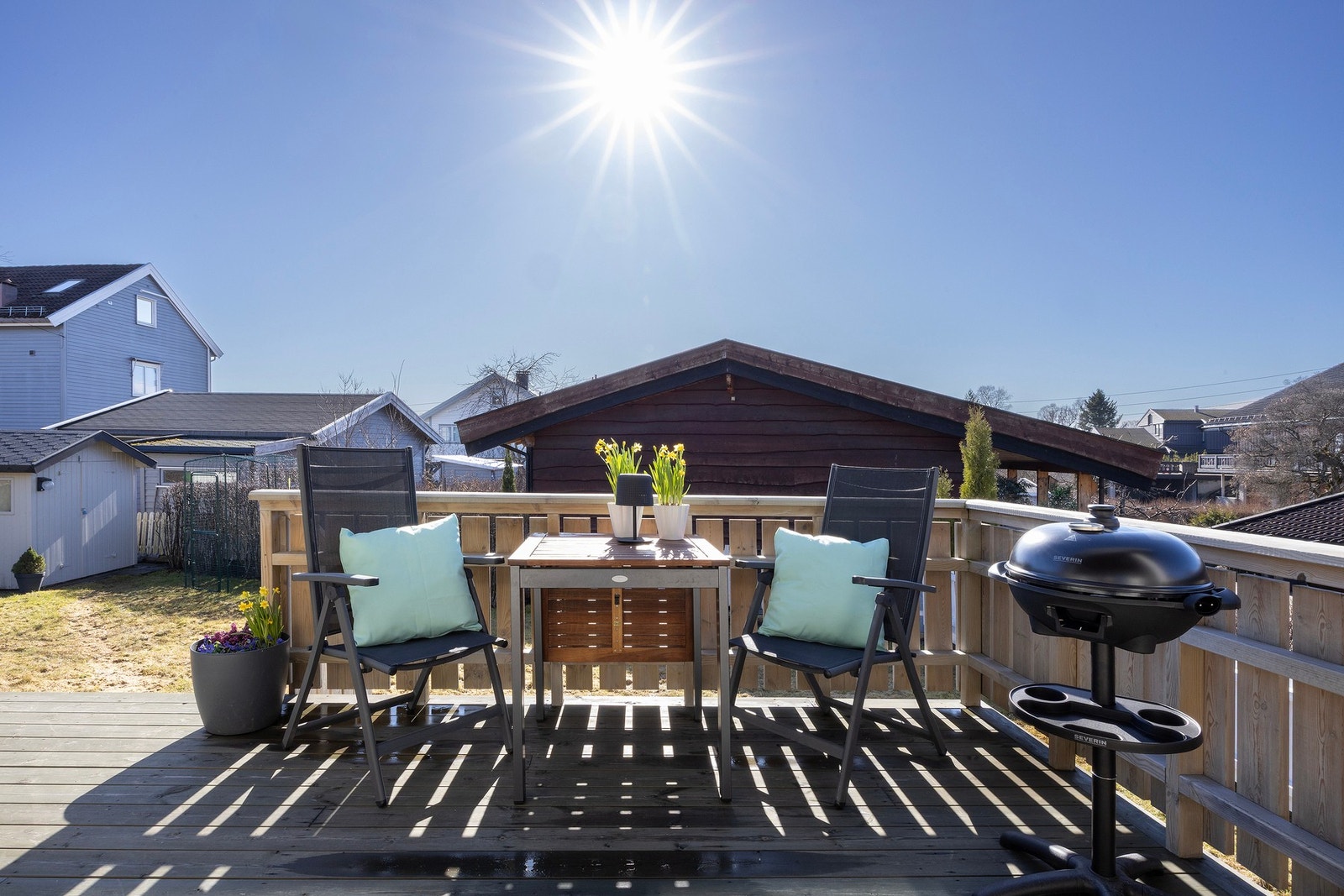 Her kan sommerdagene nytes med gode solforhold. Galleribilde