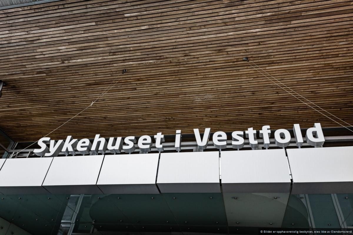 Kort vei også til Vestfolds største arbeidsplass. Galleribilde