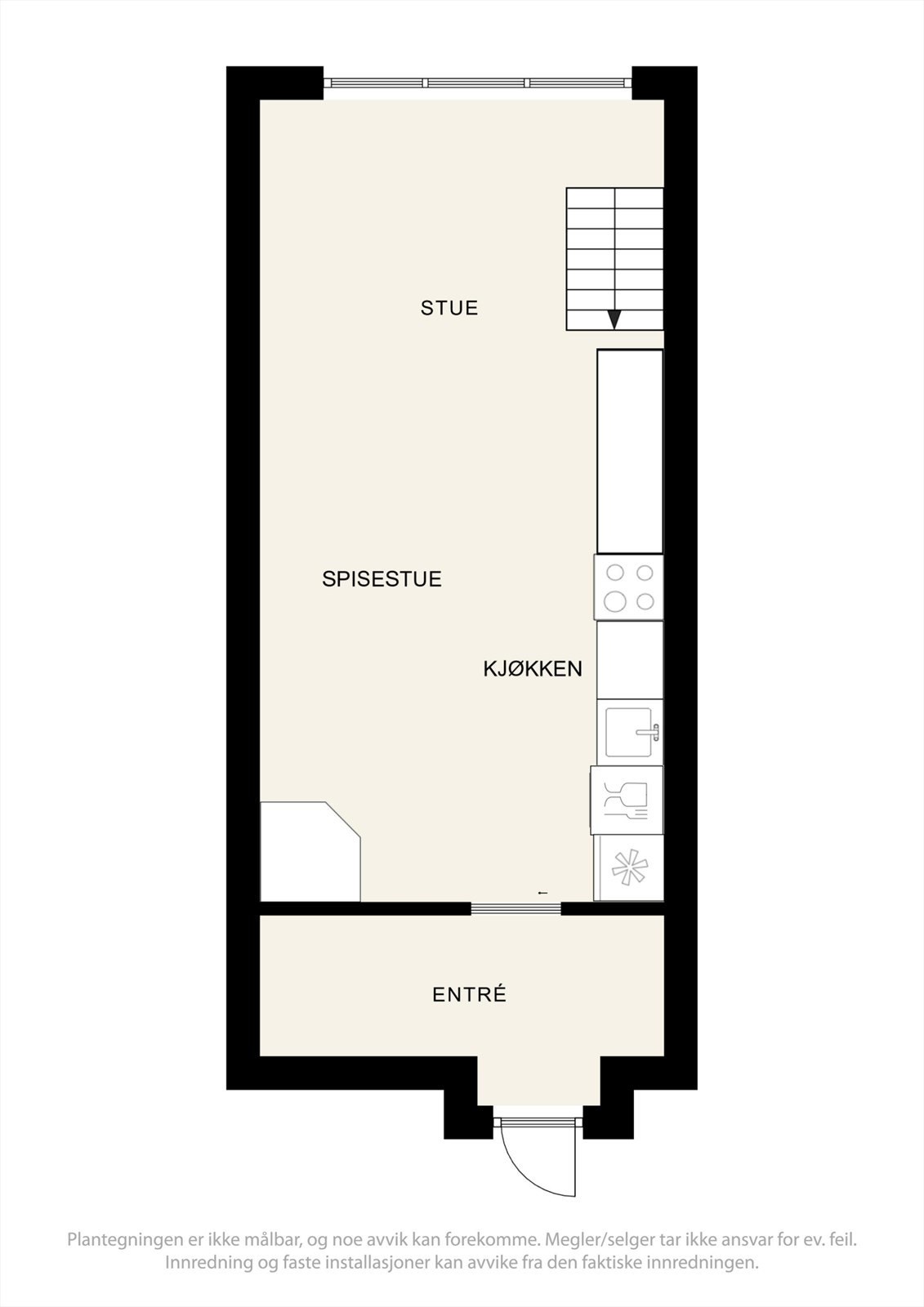 Plantegning 1. etasje. Galleribilde