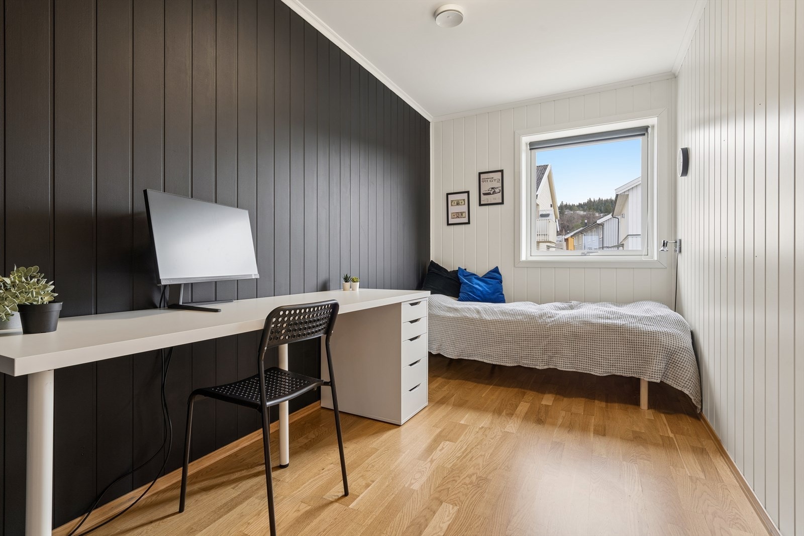 Soverommene egner seg ypperlig som barnerom, gjesterom eller hjemmekontor. Galleribilde