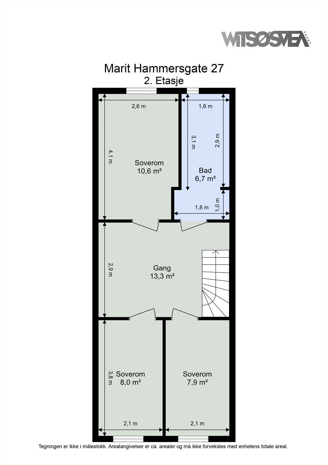 Plantegning 2 etg Galleribilde