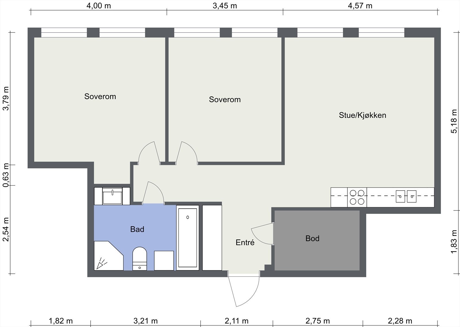 Planløsning. Galleribilde