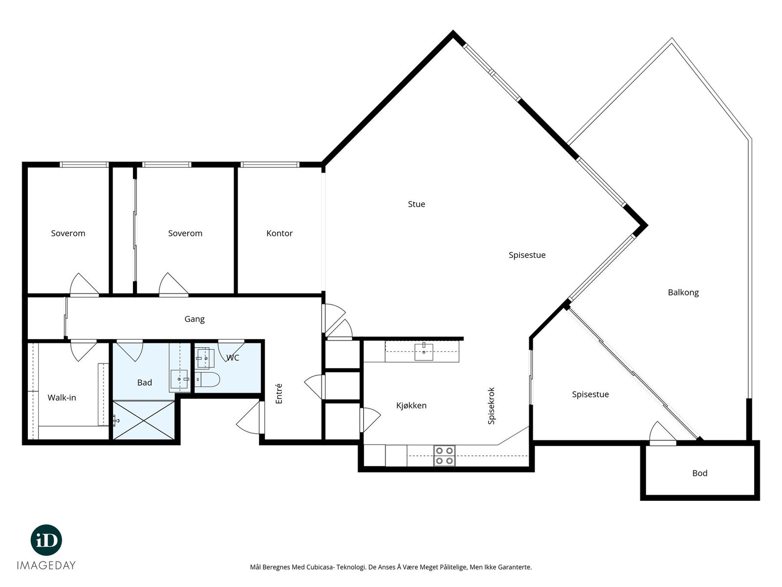 Plantegning Galleribilde