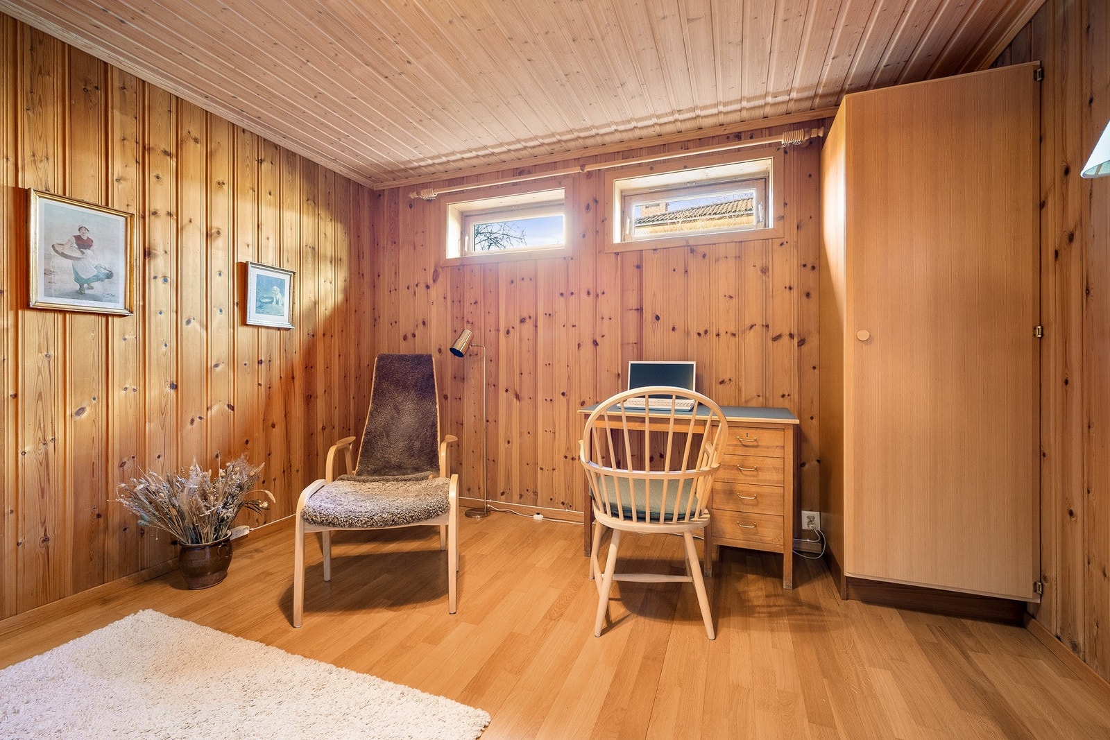 Fra trimrommet er det adkomst til et innredet rom (byggemeldt som omkledningsrom). Galleribilde