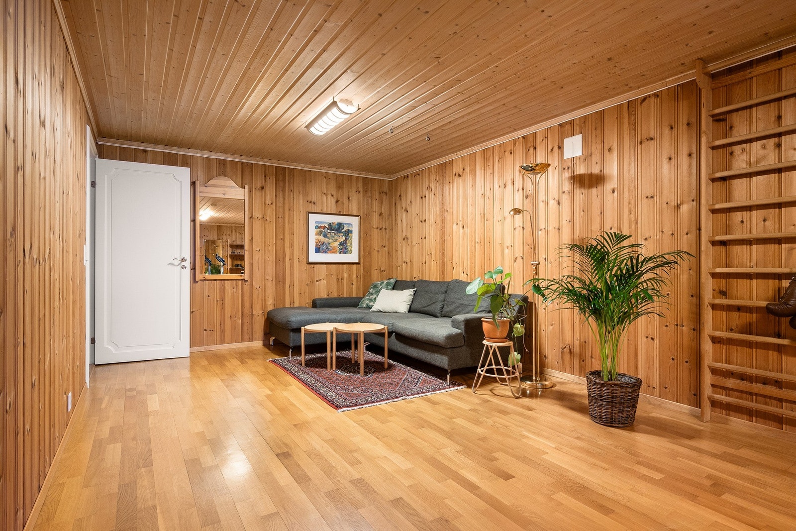 Hoveddelen har et eget trimrom. Galleribilde