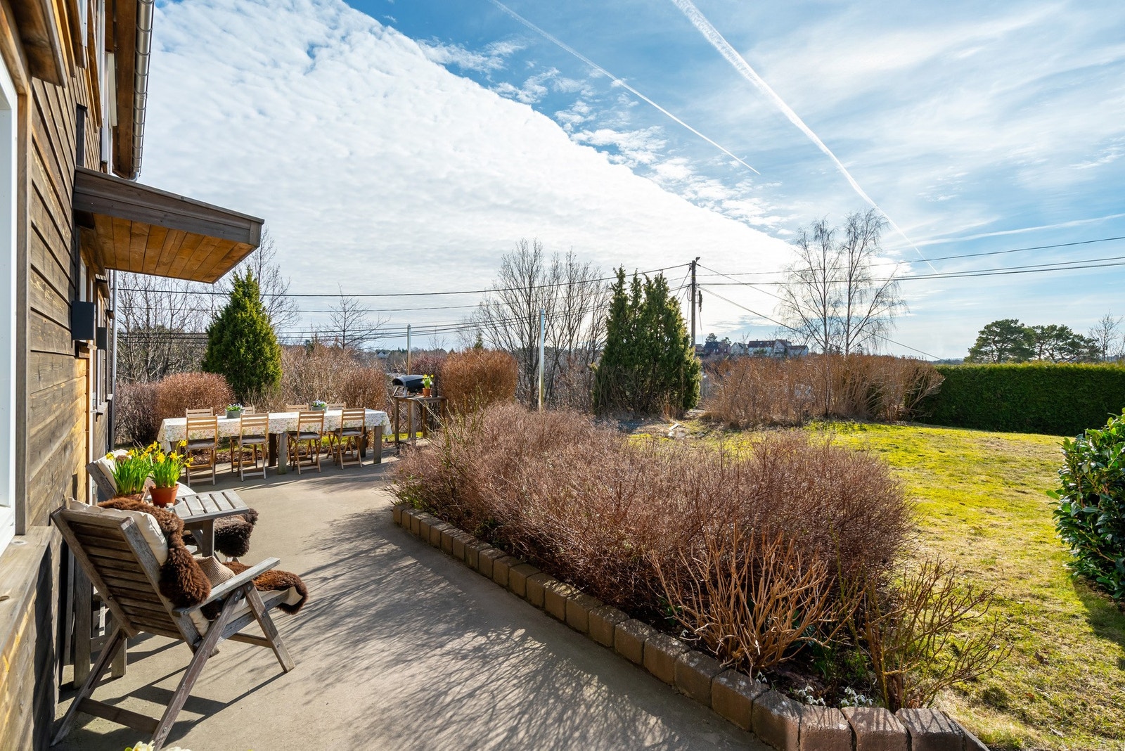 Pent opparbeidet uteområde Galleribilde