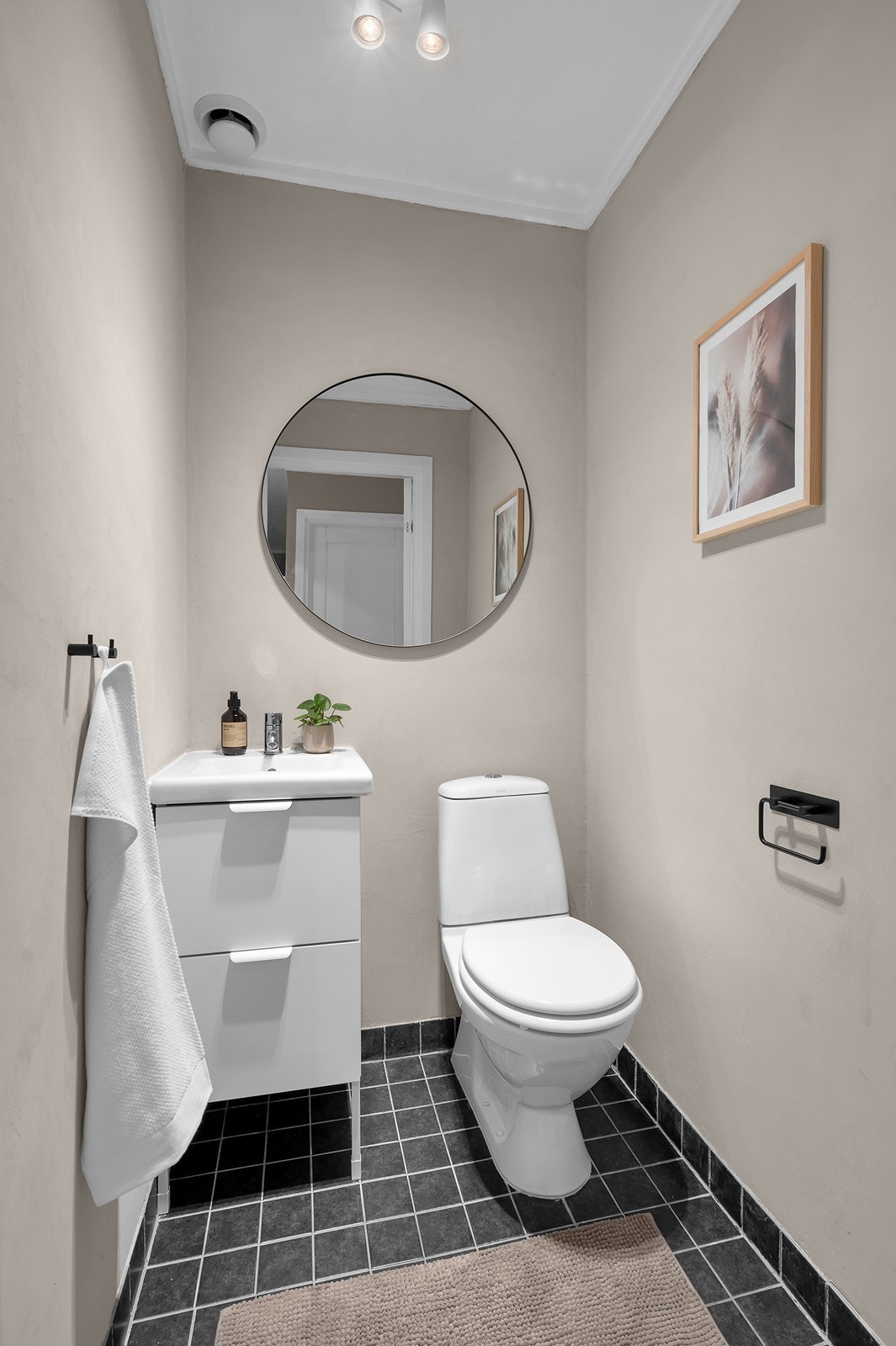 Toalettrom. Galleribilde