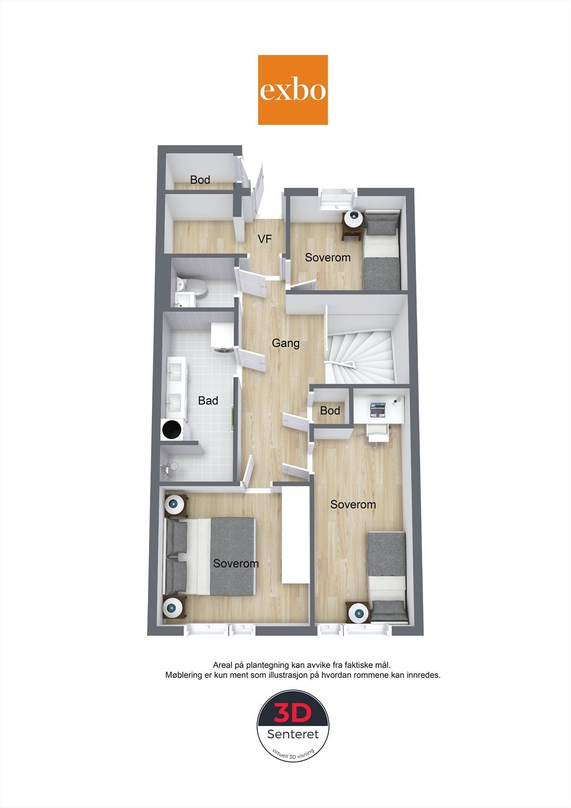 Plantegning 1. etasje. Galleribilde