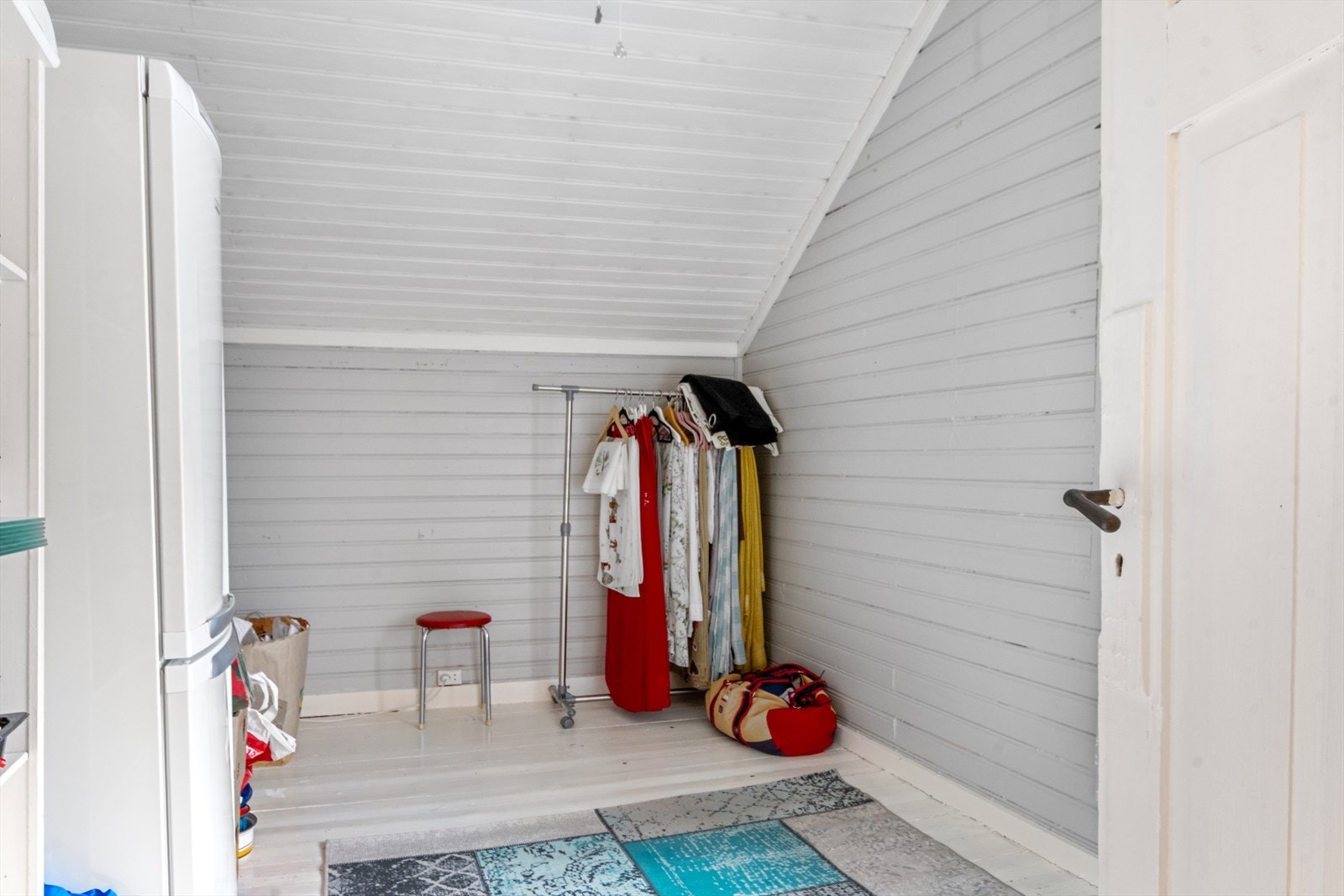 Dette soverommet benyttes i dag som bod. Galleribilde