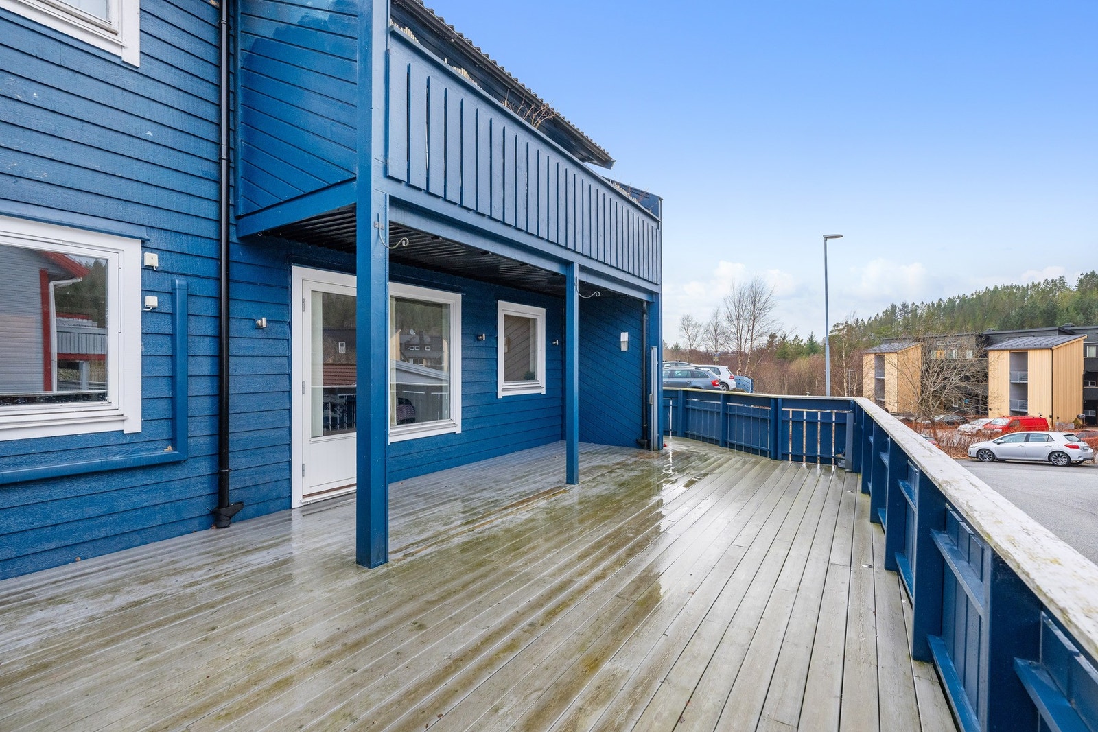 Terrassen er på hele 40 kvm. Galleribilde