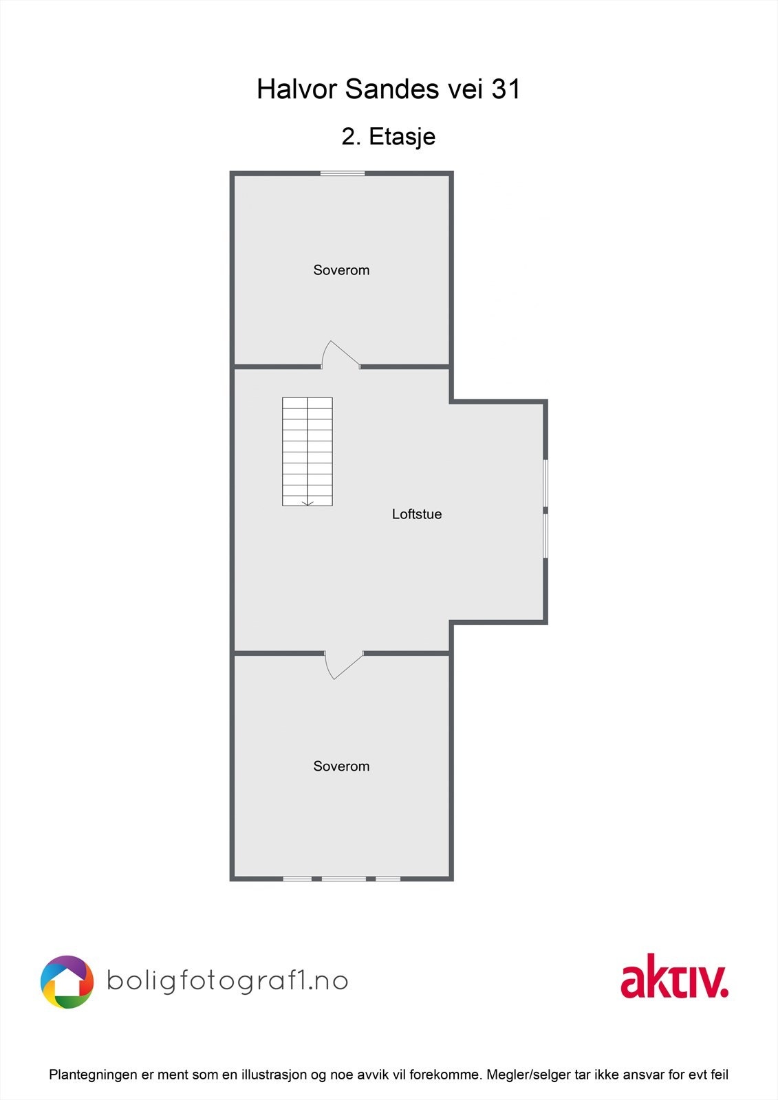 Plantegning 2.etasje Galleribilde