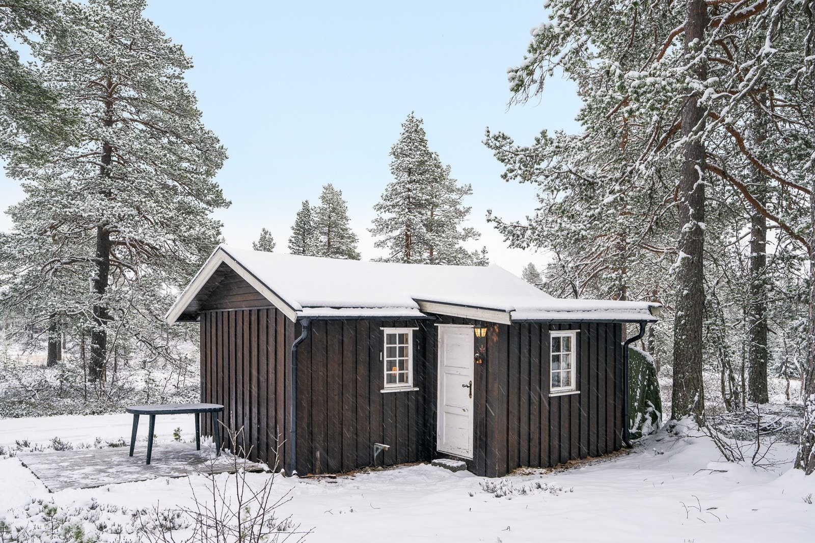 Dette var "orginalhytta" før nåværende hovedhytte ble bygget Galleribilde