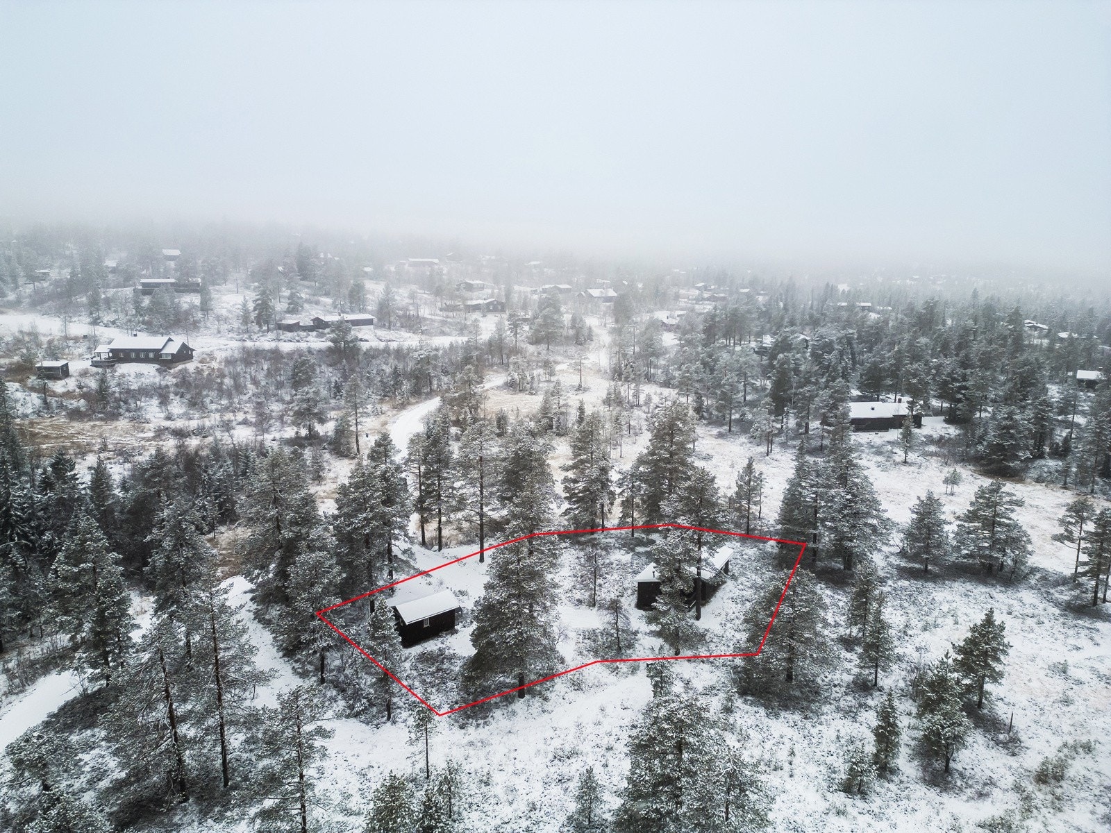 Drone Langevassbekkvegen Galleribilde