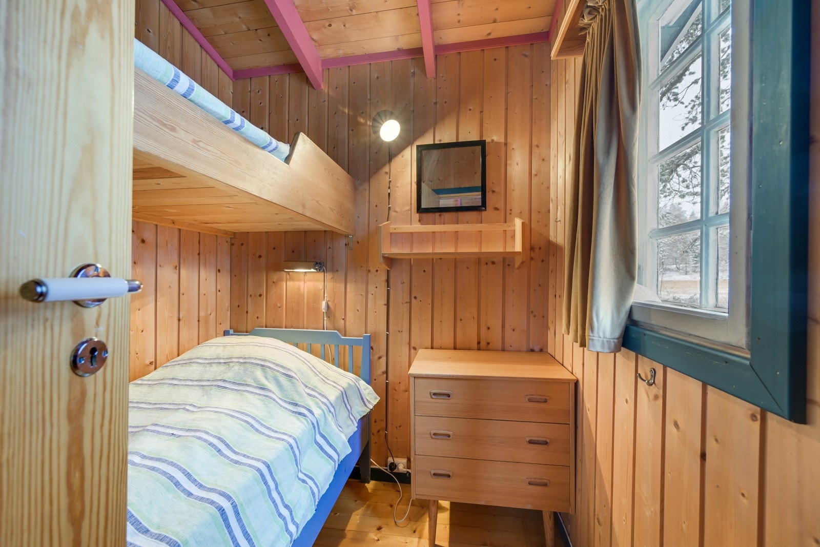 De to andre rommene er innredet med køyesenger Galleribilde