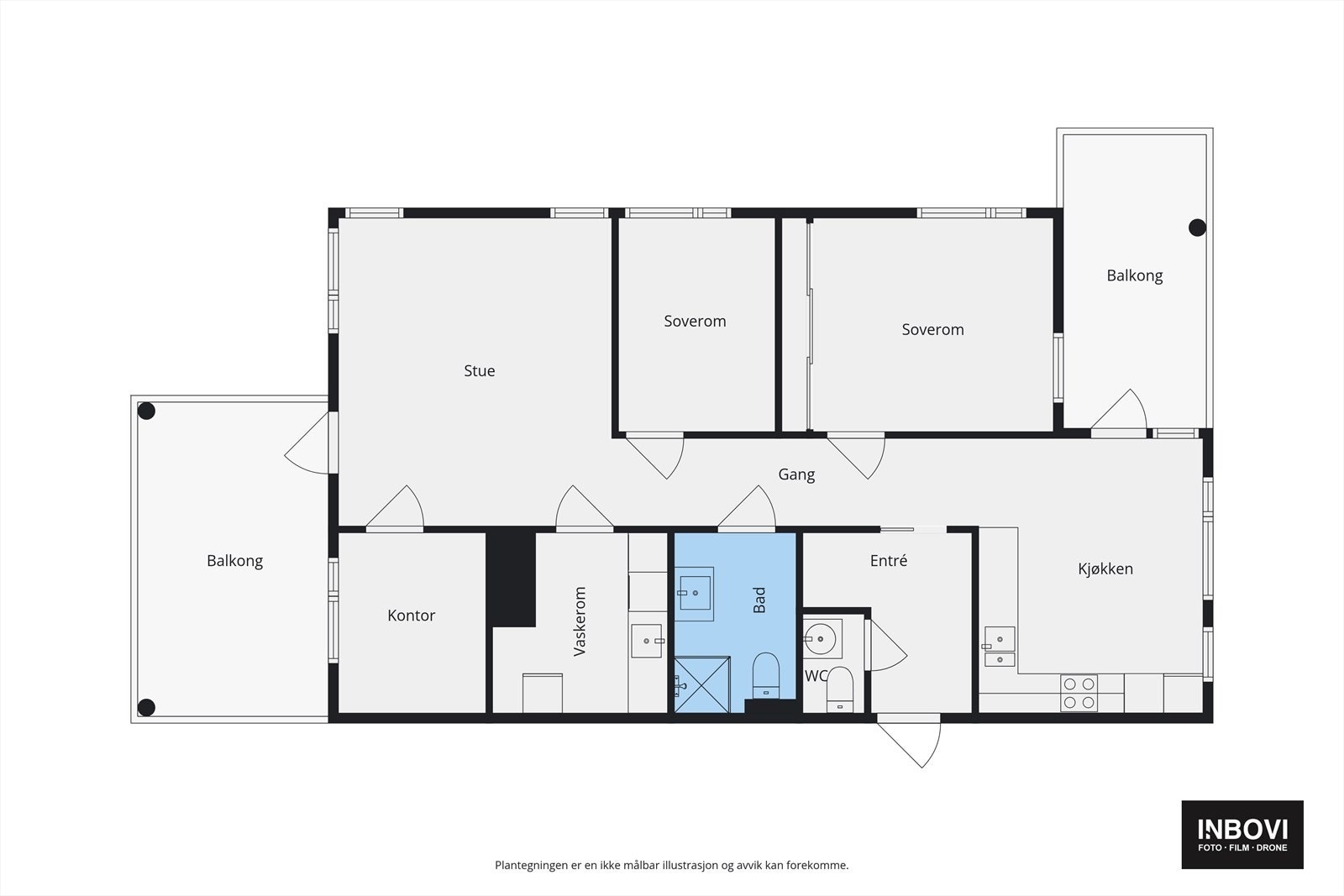 Plantegning Galleribilde