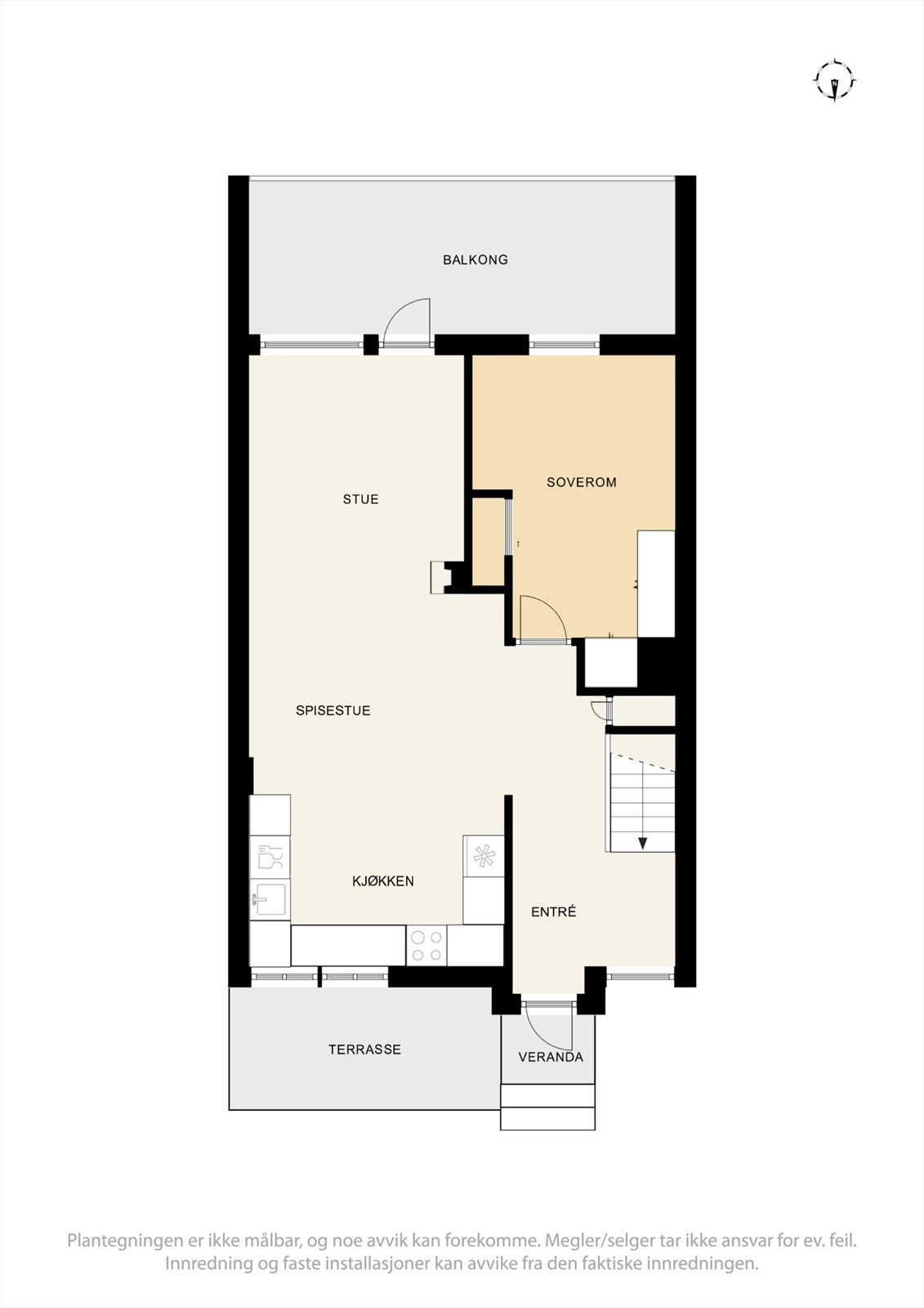 Plantegning 1.Etasje Galleribilde