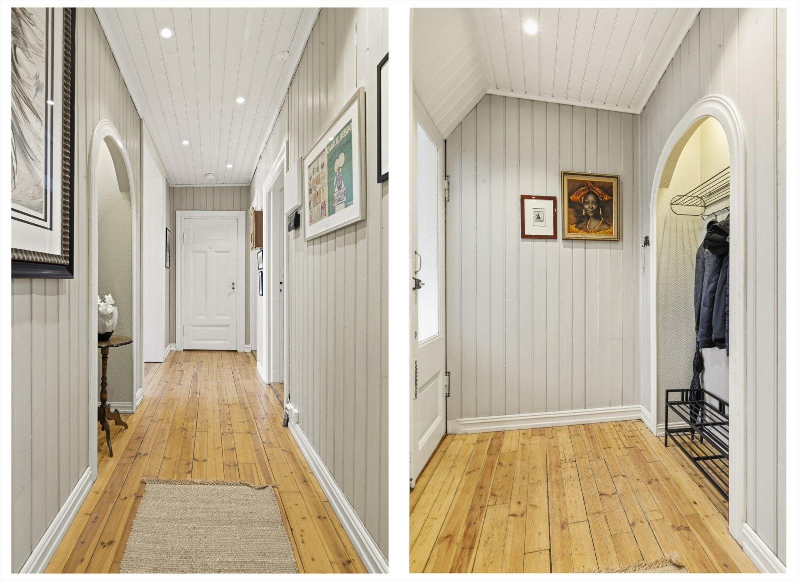 Romslig entré/gang Galleribilde