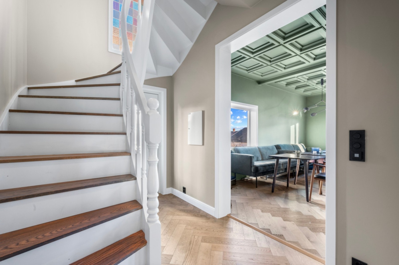 Det er lekre detaljer i boligen. Galleribilde