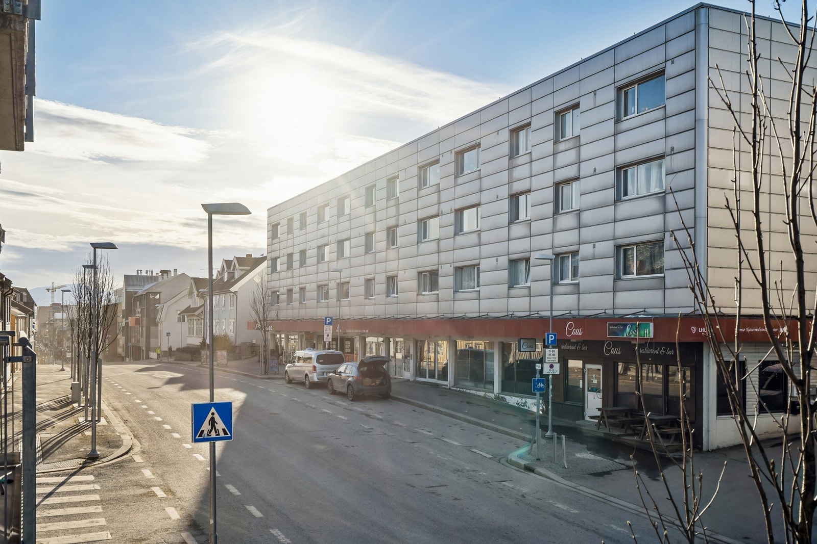 Gåturen til sentrum tar deg i underkant av 4 minutter. Galleribilde