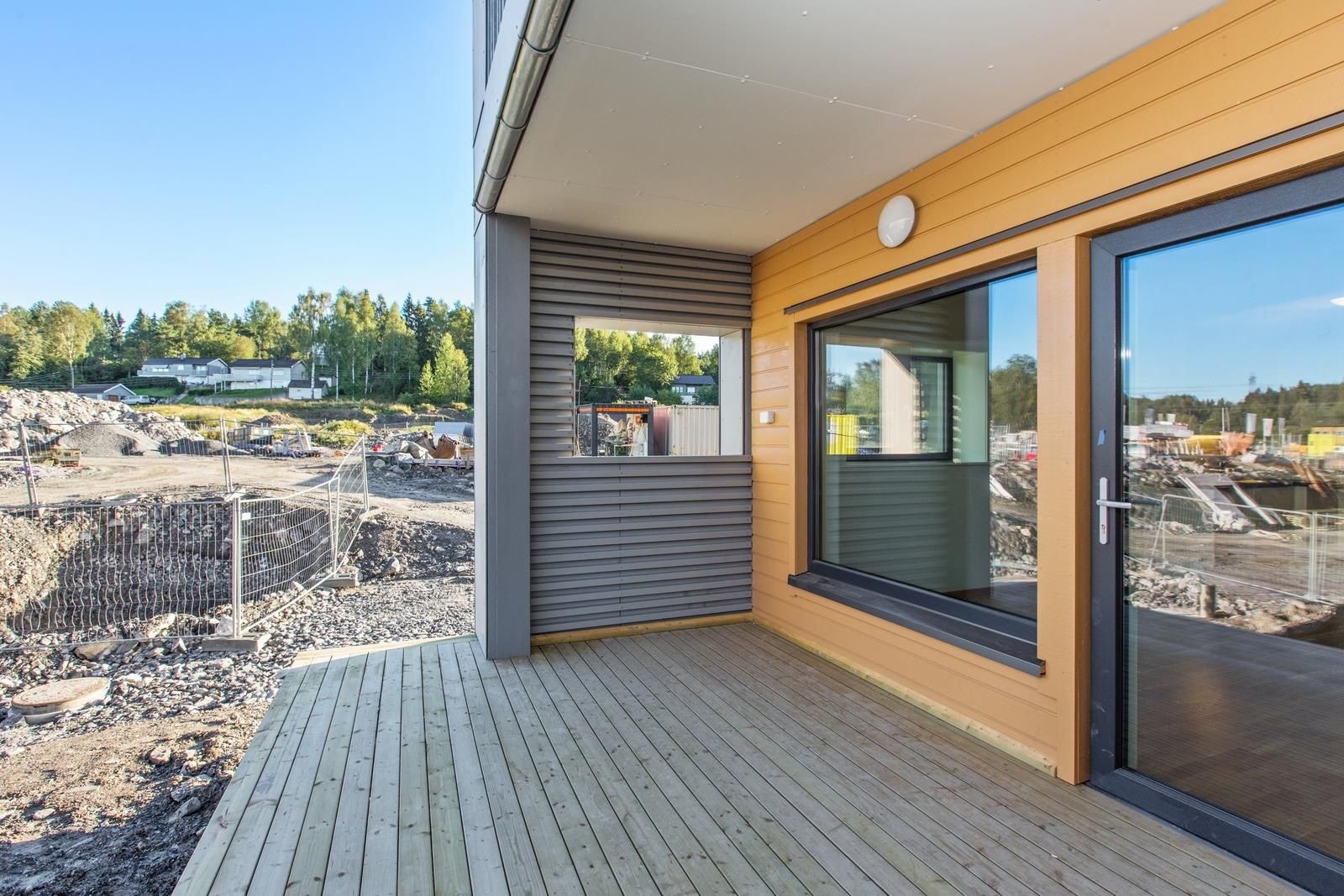 Terrase da blokken var ny Galleribilde