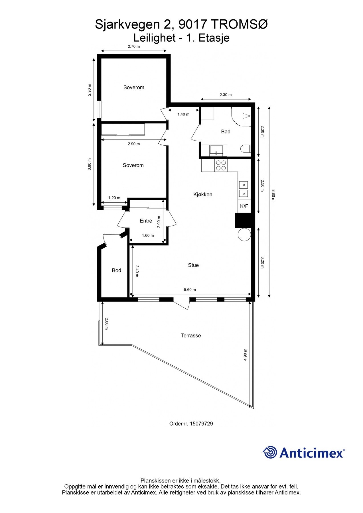 Plantegning 1. etg. Galleribilde
